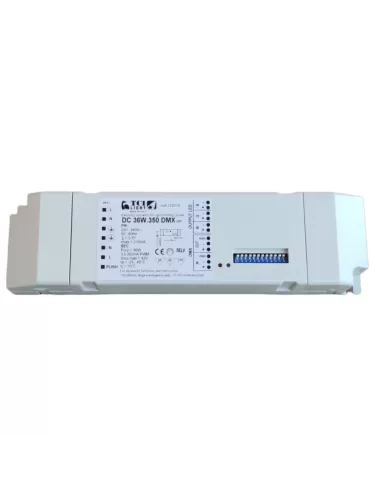 Tci 122076 dc 36w 350ma dmx vst fuente de alimentación led